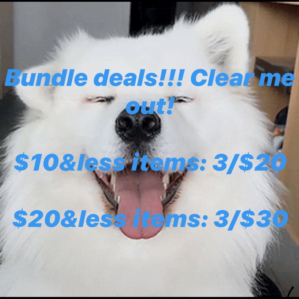 BUNDLES!!! Sales! Crazy deals! 3/$30 3/$20